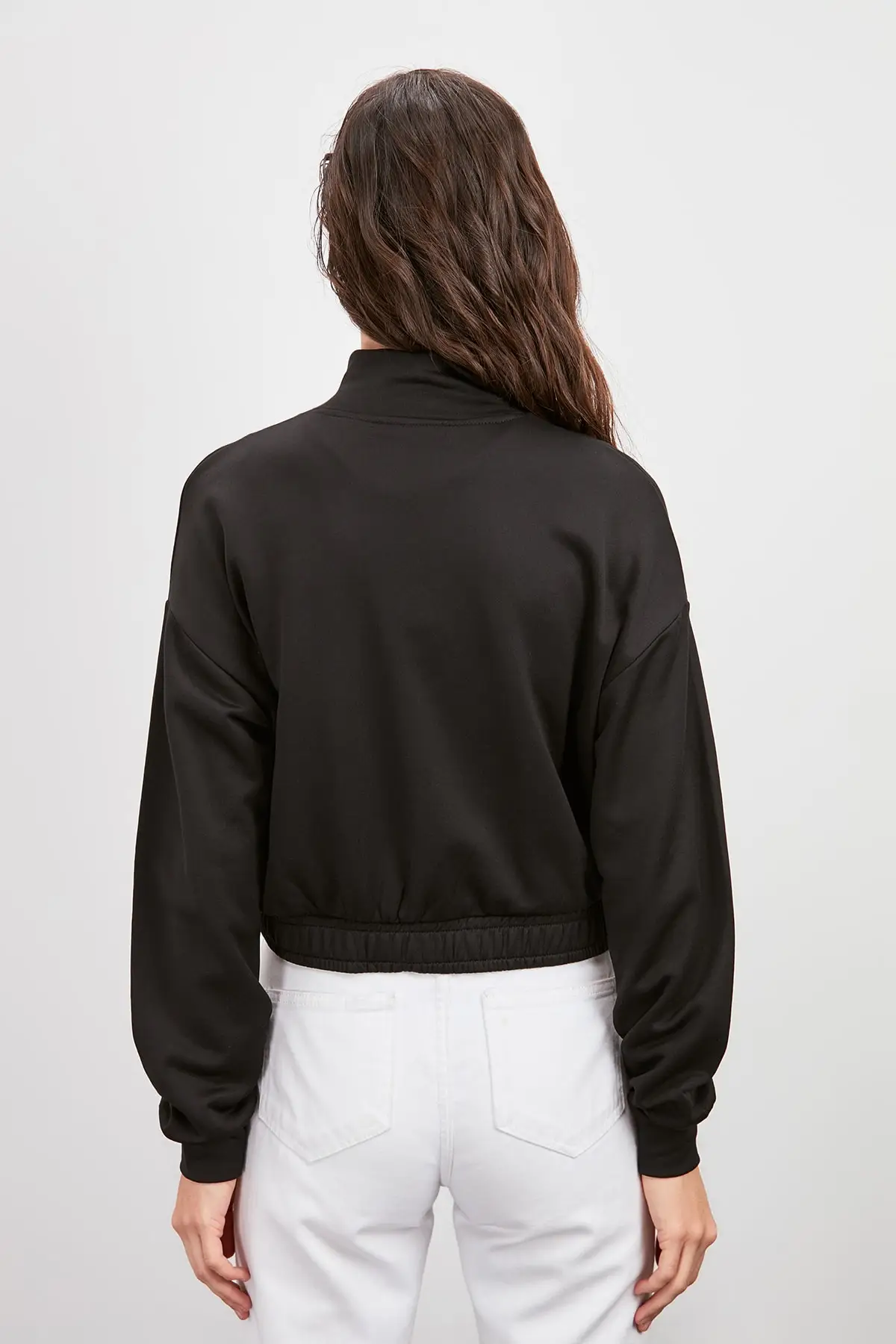 Trendyol трикотажная толстовка на молнии TWOAW20SW0613