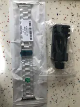 Funda con correa para apple Watch 6, 5, 4, banda de 42mm y 38mm, correa de acero transparente para iwatch 6 series 5 4 3/2, banda de reloj de 44mm y 40mm