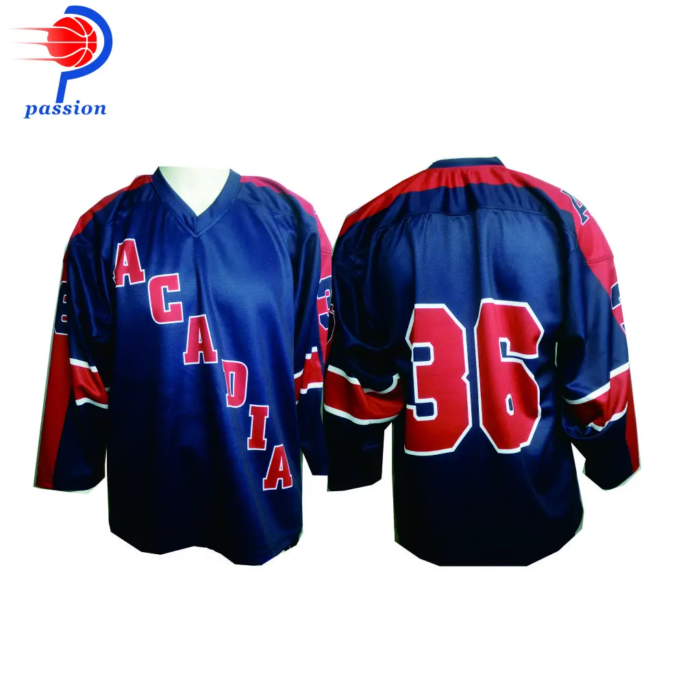 Custom Teamwear Oem Service European Sublimated Fashion Hockey Jersey Moq 10pcs 35 Each Ice