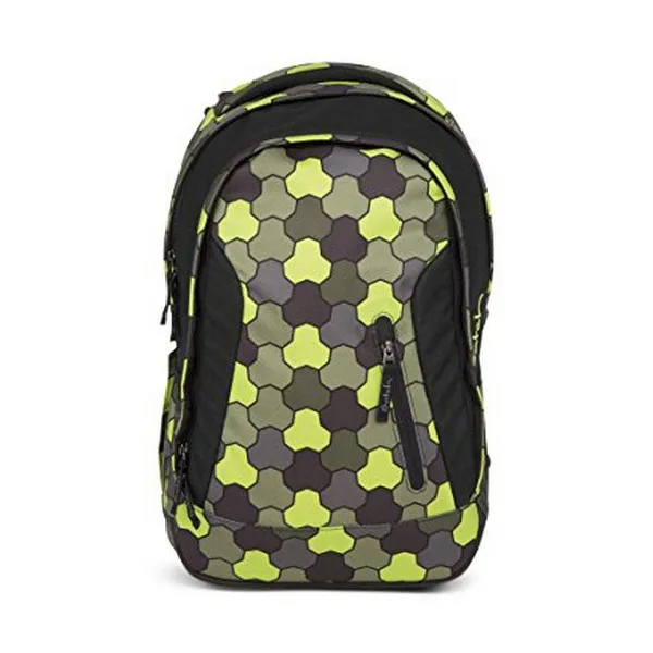 Школьная сумка эко Ergobag SAT-SLE-001-9F6 разноцветный черный(45X15x27 см