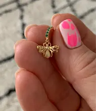 Pendientes pequeños de arcoíris de Playa de Ley 925 para mujer, con personalidad, animal, serpiente, abeja, mariposa, de plata y oro, 1 unidad