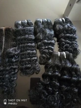 BHF-Cabello Humano ondulado con cierre, 4 mechones, brasileño, Remy, ondulado, Natural, 100%, 50g, estilo Bob corto