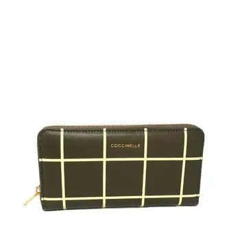 

Ladybirds Wallet Plaid Zip Around Dark Olive Green