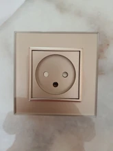 Power-Socket Glass-Panel Livolo Eu Wall Israel Standard 16A Crystal No 100--250v No-Logo