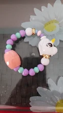 Pulsera de animal de transformación DIY para niños y niñas, brazalete elástico de unicornio, regalo de joyería creativo