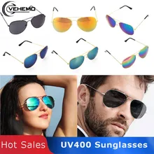 VEHEMO автомобильные Модные солнцезащитные очки с зеркальным покрытием, защитные пленки для глаз, Антибликовая УФ-защита для вождения и езды, путешествий