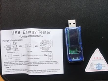 Probador USB U96, voltímetro Digital de CC, amperímetro, cargador tipo batería externa, indicador, medidor de corriente de voltaje, detector + carga + cocodrilo