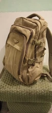 Canvas Backpack Mochila Rucksacks Notebook Schoolbags Laptop Travel-Shoulder Military