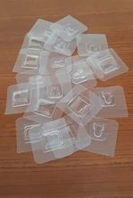 Ganchos de pared adhesivos de doble cara, colgador transparente fuerte, ventosa de ventosa, soporte de almacenamiento de pared para cocina y baño