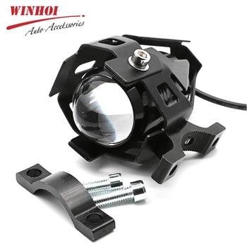 

U5 Mini Motorcycle Headlight Led Spotlight Hi/Lo Flash Light 60W Motorbike Headlights Bulbs Lamp Universal for Yamaha for Honda