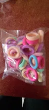 50 Uds adornos para el pelo de colores de mezcla de Scrunchie Pelo elástico bandas/corbatas/sombreros de cuerda de goma de pelo accesorios para el cabello diadema