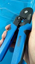 Tubular Terminal Crimper Electrical-Crimping-Pliers Hand-Tools-Set 23-10AWG WKC8 10-4