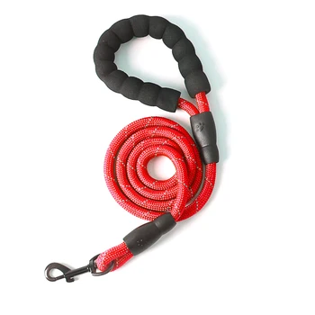 

Leash Dog rope leash adjustable with padded handle soft