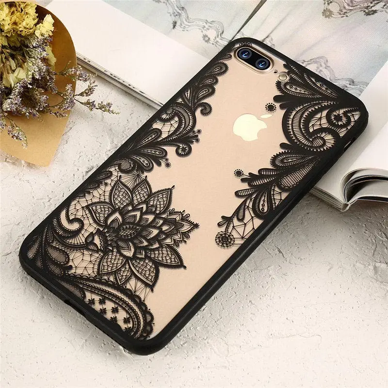 KISSCASE black rose чехол для iPhone 7/8/X/XR/6/6 S Plus чехол для iPhone 7 Plus/8 плюс/XS MAX/5 5S SE чехол/футляр/Coque/Fundas чехол на айфон 7 чехол на айфон 6 s - Цвет: 2