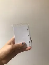 MINKYS Kawaii brillante Mini Bling bolsillo 3 Ring Binder diario cuaderno diario del programa DIY libro de fotos coreano papelería de la escuela