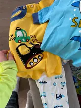 TUONXYE piña de dibujos animados impreso pijamas para chicos niños de manga larga a rayas pijamas de niño pijamas de algodón de vestimenta de bebé para el hogar ropa
