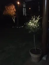 Solar Powered Outdoor Grass Globe Dandelion Lamp 90/120/150 LED For Garden Lawn Lawn