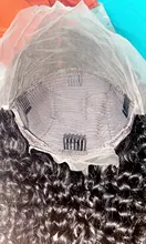 Peluca con malla frontal para mujer, cabello humano de 13x4 con ondas profundas, prearrancado con pelo de bebé, sin pegamento, Remy brasileño, peluca con malla frontal