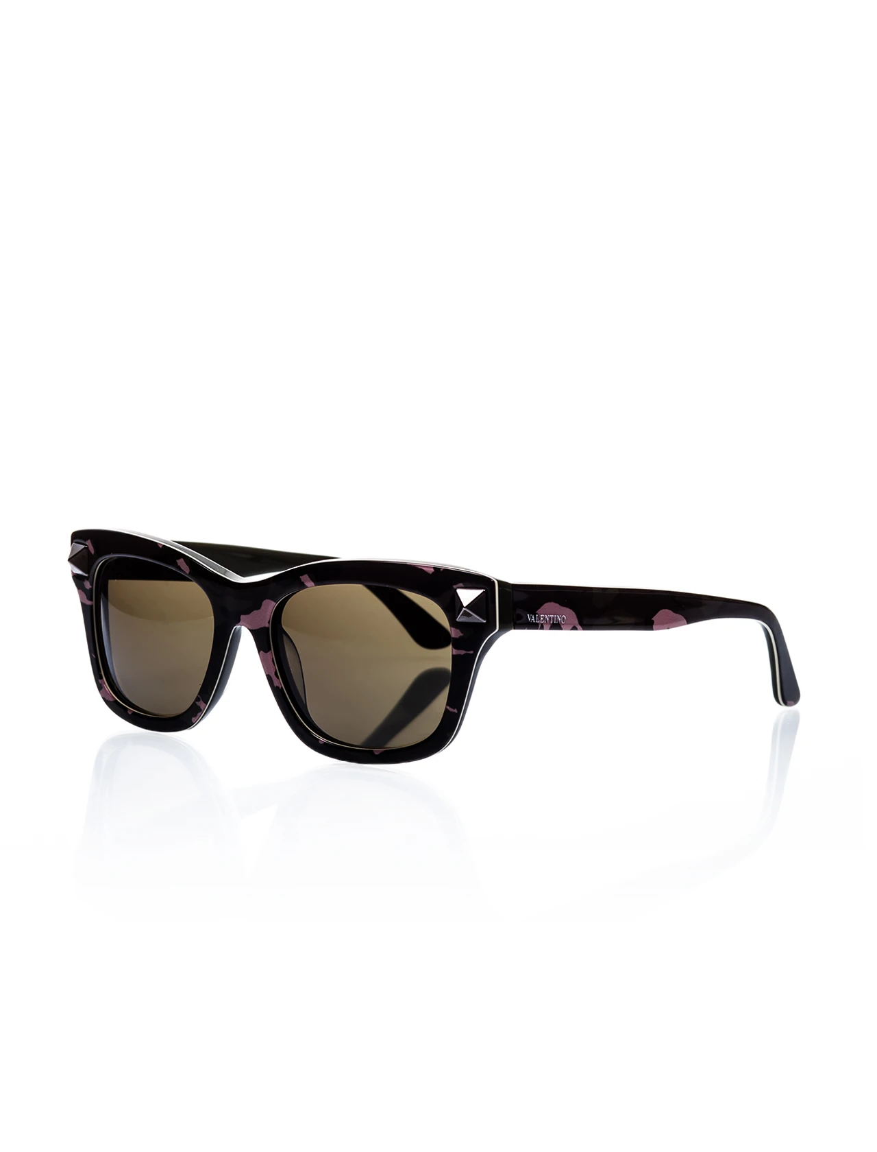 

Women's sunglasses val 656 630 bone color organic square square 57-14-140 valentino