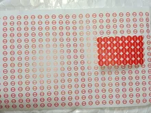 Sellos de agujero de tornillo de 5 mm de diámetro, pegatinas de vacío para pruebas de seguridad V28, 400 Uds.