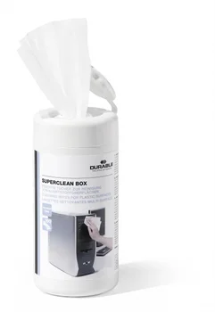 

Napkins superclean for plastic surfaces, in a tube