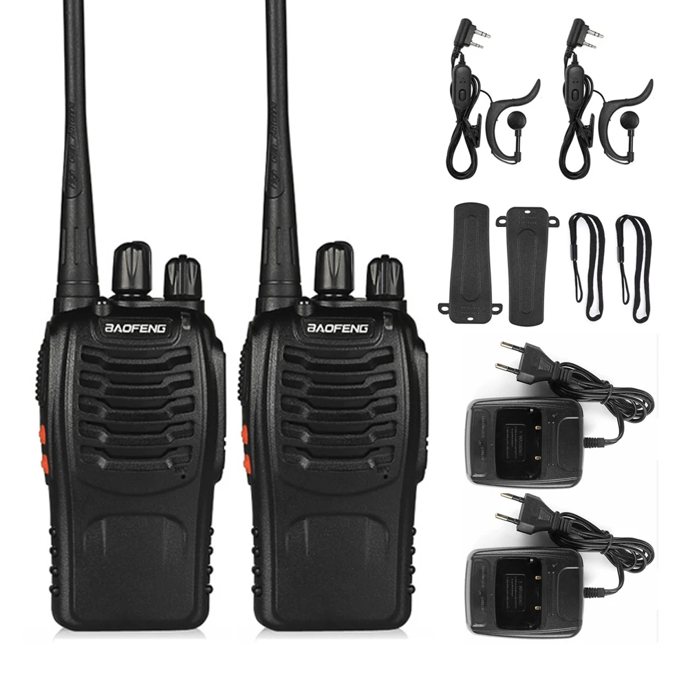 Baofeng BF 888S UHF приемно передающая радиоустановка большой дальности для взрослых трансивер CTCSS 16 Каналы иди и болтай Walkie Talkie