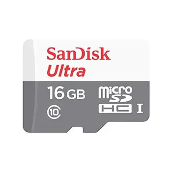 

Ultra microSDHC 16GB 80 MB/s Cl. 10 SDSQUNS-016G-GN3MNSANDISK9.53