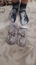 Calcetines con estampado 3D para niños y niñas, diseño de perro, Unisex, regalo de Navidad, tobillo de corte bajo, calcetín divertido, 8-16T