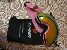 Ski-Goggles Glasses Anti-Fog Sport X-TIGER Uv400-Protection Magnetic Double-Layers Outdoor