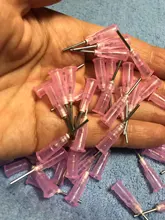 Dispensador de líquido de puntas de precisión, jeringa con agujas, 14G, 16G,18G,19G, 20G,21G, 22G,23G,24G,25G, 50 Uds.