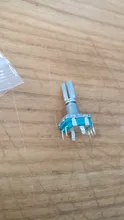 Codificador rotativo EC11 de 20 posiciones y 360 grados, botón pulsador de 5 pines, mango largo de 15/20MM con interruptor de botón incorporado, 5 unids/lote