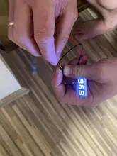 Voltímetro Digital LED para coche, Detector de voltaje, Panel de prueba, DC 0V-100V, 0,28 pulgadas, 12V, 24V, rojo, verde, azul y amarillo