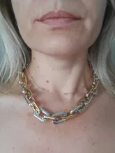 Fashion Choker Necklace Boho-Accessories Women Chains Goth Punk-Statement On-The-Neck