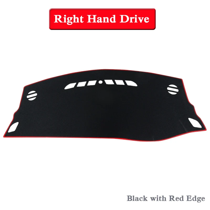 Red RHD Автомобильный Стайлинг приборной панели Избегайте Light Pad Инструмент крышка платформы коврик для Opel Astra система навигации для Buick Verano-Настоящее LHD и RHD Анти-пыль - Название цвета: Red RHD