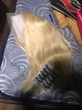 Blonde Bob Wig Part Short Human-Hair Lace Transparent Pre-Plucked Straight 613 Women