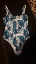 One-Piece Swimsuit Monokini Beachwear Push-Up Summer Print Zipper Sexy New XL Women