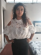 Estilo de Verano 2017 camisa Floral para mujer elegante hombros al descubierto Blusas gasa Blusas Mujer Ete de talla grande Mujer Tops