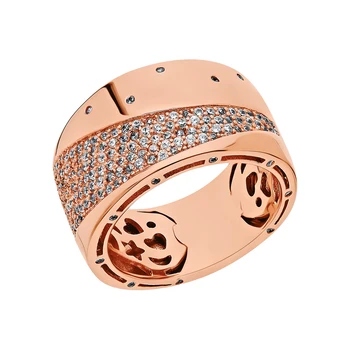 

Silver ring with cubic zirconia sunlight sample 925