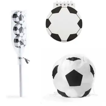 

Lot with 5 Backpacks + 5 books + 5 pencils with 3 Gums, Ball from Soccernet. Regalos for events provider puzzles child and Birthday kids