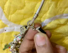 Boosbiy-colgante de cristal con cuentas chapadas en plata para mujer, pulsera con abalorios de corazón, muñeca, marca de bricolaje, 2 uds., gran oferta