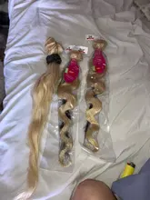 Luduna 613 rubia mechones pelo brasileño de la onda del cuerpo del pelo de mechones 1/3/4 ofertas de extensiones 100% cabello humano para mujer Remy de la extensión del pelo