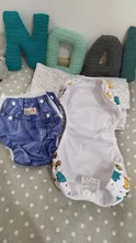 [Littles & Bloomz]-pañales de baño reutilizables para bebé, 1 unidad, traje de baño de dibujos animados, pantalones de pañales de natación ajustables para verano