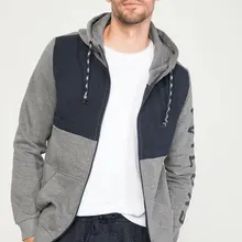 Дефакто осенний мужской модный кардиган с капюшоном, мужская повседневная спортивная одежда в стиле пэчворк, мужские свободные удобные пальто, новинка-J0803AZ18AU