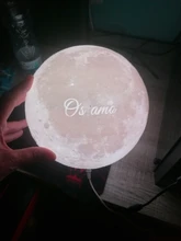 Moon-Lamp Night-Light Gift Custom Girlfriend Photo/text Rechargeable Dropship Kids Personalized