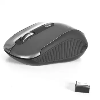 

Wireless Mouse ngs haze-optical-800/1600 dpi - 2.4ghz - 3 push buttons + scroll-usb nano receiver-pile 1xaa-graphite and