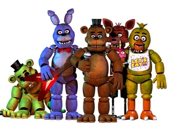 Плакат 5 Ночей с Фредди Five Nights at Freddy&amp#039s ФНАФ Аниматроники №50 А3 | Дом и сад