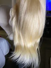 Peluca Bob 13x1 1B 613 cabello humano liso brasileño con encaje frontal, rubio miel degradado, Remy corto prearrancado para mujeres negras