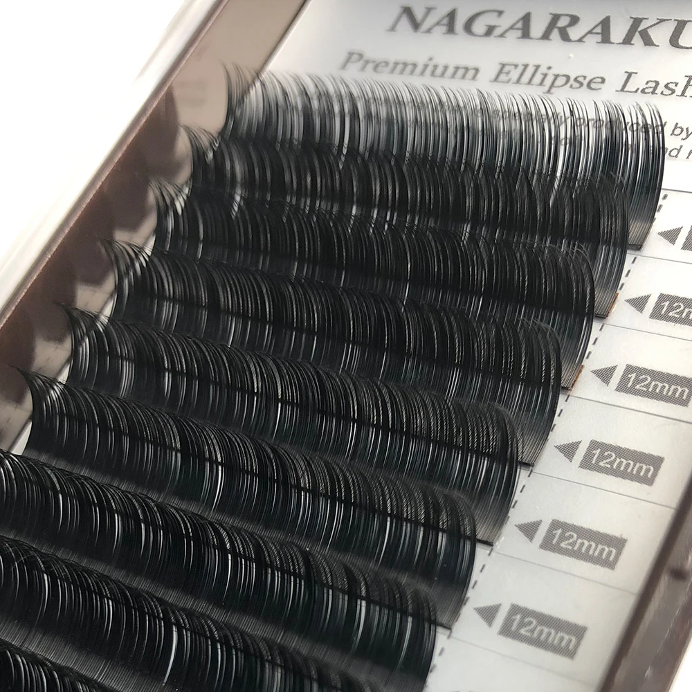 NAGARAKU Эллипс Ресницы для Наращивания с Раздельными Наконечниками Макияж