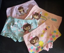 Kids Underwear Baby Boxer Calcinhas Cartoon Infantis Cotton 4pcs/Lot 2-10Y