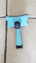 De plástico cepillo para gatos y perros mascotas novio baño cepillos eliminación de cabello cepillo BOM666